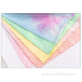 Spandex Polyester Fabric Spandex Brush Jersey Knit tie Dye Fabric Women Factory